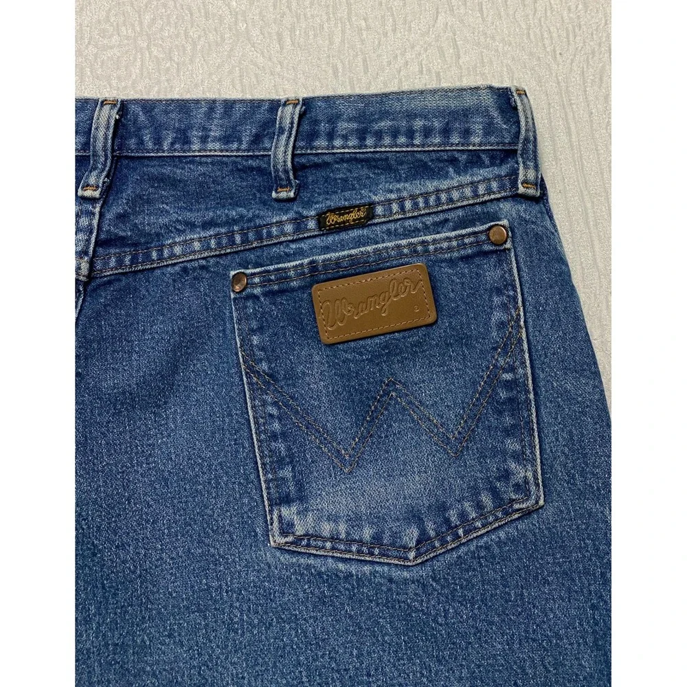 Wrangler Vintage Cowboy Cut Western Jeans Men 40×32 Blue 13MWZPW